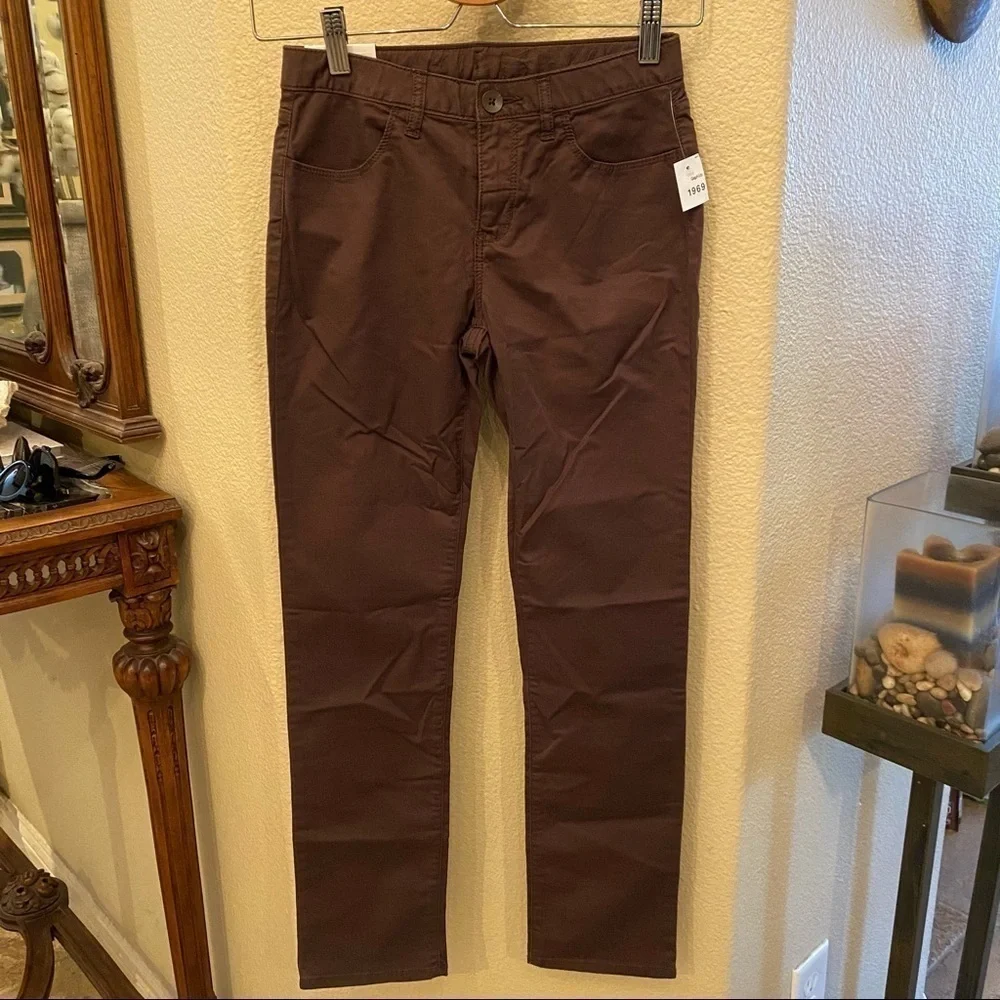 NWT~GAPKIDS Girls Brown Super Skinny Pants Size 12